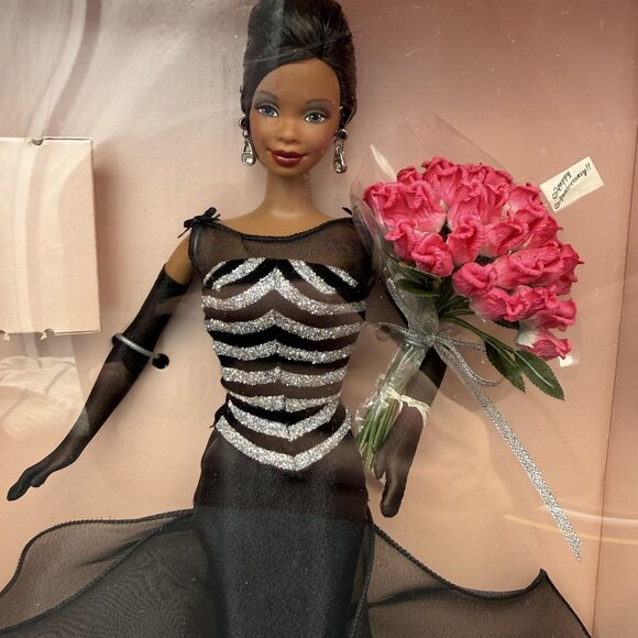 Mattel Barbie 1999 40th Anniversary African American AA Collectors NRFB 22336 - Picture 5 of 14
